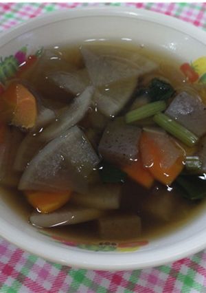 根菜のすまし汁　★宇都宮学校給食-レシピのメイン写真