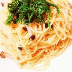 しめじと大葉の明太子和風パスタ-レシピのメイン写真