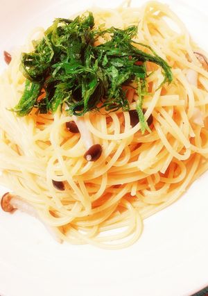 しめじと大葉の明太子和風パスタ-レシピのメイン写真