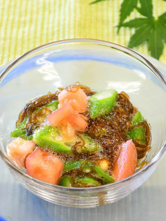 もずくと夏野菜の酢の物-レシピのメイン写真