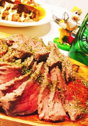 レンジだけ！簡単おもてなしローストビーフ-レシピのメイン写真