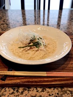 ぶっかけそうめんにひと手間-レシピのメイン写真