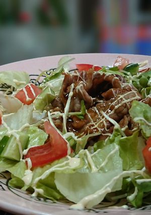 ちょっとお洒落な焼き肉サラダライス-レシピのメイン写真
