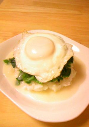 野菜もたっぷり♪ホワイトロコモコ-レシピのメイン写真