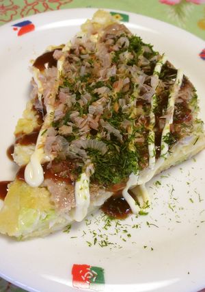 お好み焼き(豚、キャベツ、山芋）-レシピのメイン写真