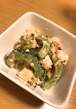 ゴーヤと豆腐の和風ツナマヨサラダ-レシピのメイン写真