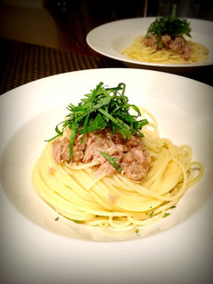 梅とシーチキンのパスタ♪-レシピのメイン写真
