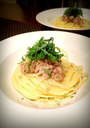梅とシーチキンのパスタ♪-レシピのメイン写真