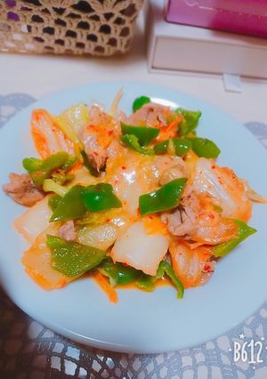 豚キムチーズ炒め-レシピのメイン写真
