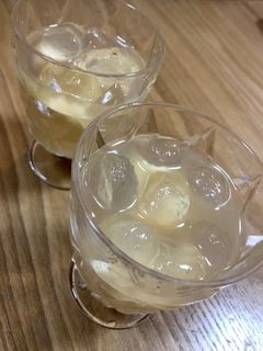 桃とわらびもちのひんやりデザート-レシピのメイン写真