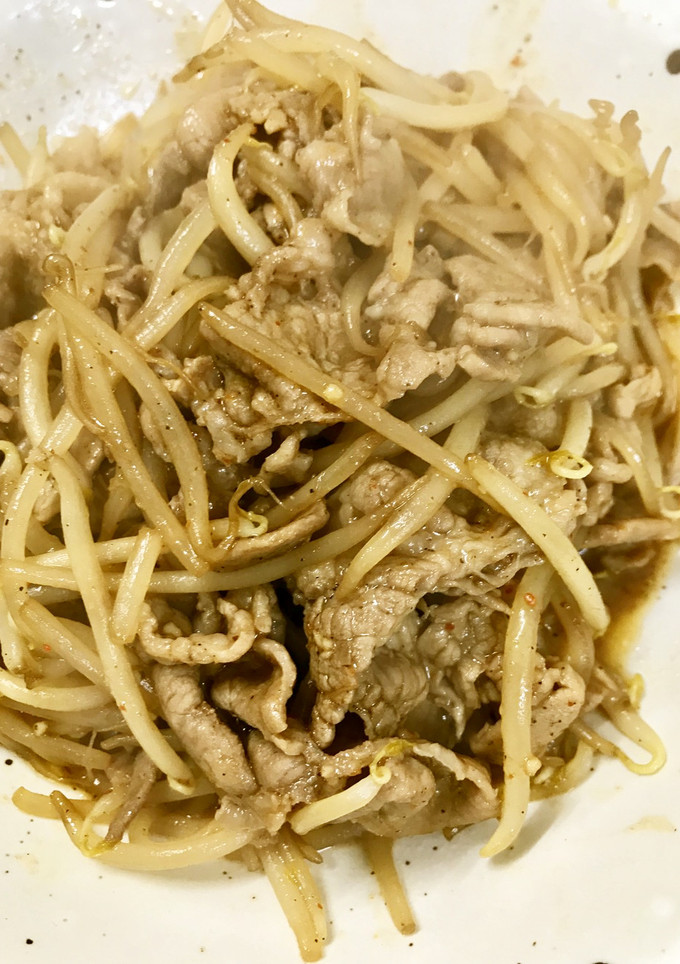 ⭐️めちゃ旨、肉もやし炒め！(^｡^)/-レシピのメイン写真