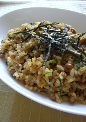 納豆とネギのスタミナチャーハン-レシピのメイン写真