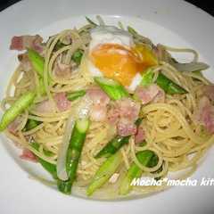鮮やか☆アスパラとベーコンの春色パスタ-レシピのメイン写真