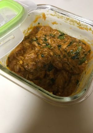 レンジ6分☆ざっくりカレー風味ソース-レシピのメイン写真