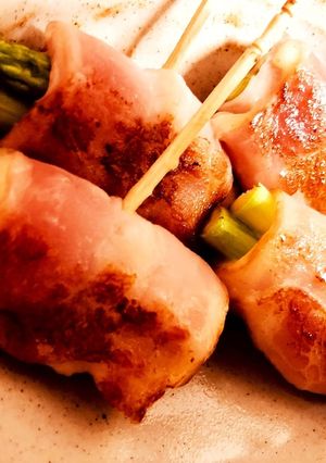 綺麗に焼ける♪ アスパラベーコン巻き-レシピのメイン写真