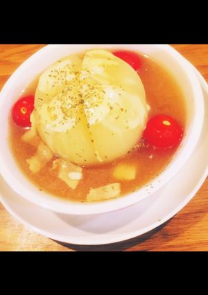 トロトロ玉ねぎまるごとスープ！玉ねぎ克服-レシピのメイン写真