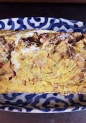サバ缶でチーズだし巻き卵-レシピのメイン写真
