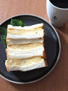 レンジで簡単 ふんわりタマゴサンド ♪-レシピのメイン写真