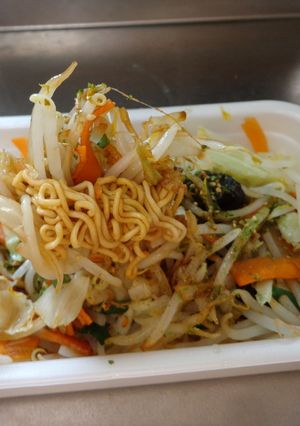 最速の野菜入りのペヤング-レシピのメイン写真