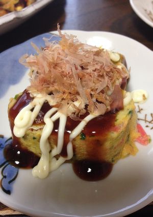 卵は万能！簡単5分☆お好み焼き風卵焼き☆-レシピのメイン写真