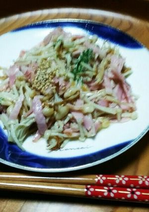 ベーコンとエノキのバター炒め-レシピのメイン写真