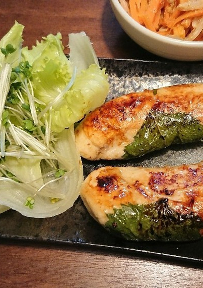 梅風味ささみのしそ巻き-レシピのメイン写真