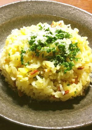 カリカリベーコンとドライトマトのピラフ-レシピのメイン写真