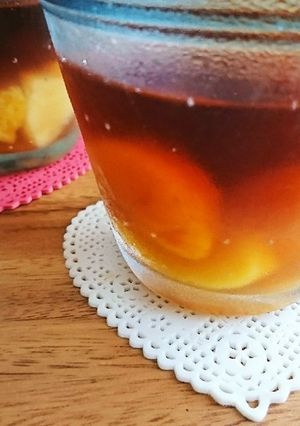 涼やかに☆フルーツと紅茶のゼリー-レシピのメイン写真