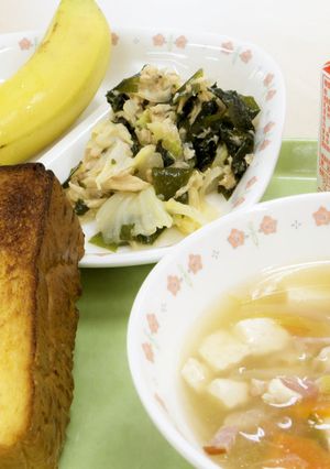 ふわっとフレンチトースト！【葛尾村の給食-レシピのメイン写真