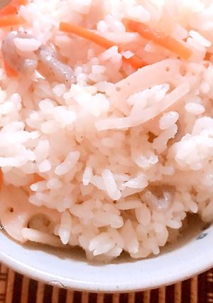 ～簡単きんぴらミックスで炊き込みご飯～-レシピのメイン写真