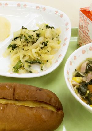 食べやすい！ピザドッグ！【葛尾村の給食】-レシピのメイン写真