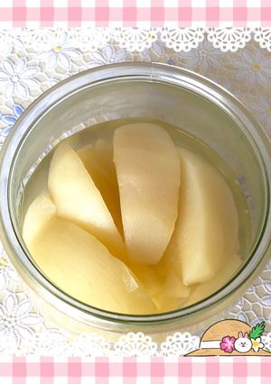 かたい桃の食べ方〜(o˘◡˘o)♡-レシピのメイン写真