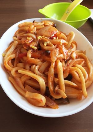 簡単和風ナポリうどん-レシピのメイン写真