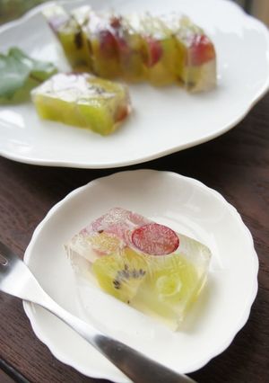 ぶどうとキウイの＊フルーツテリーヌ-レシピのメイン写真