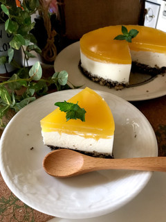 マンゴー☆レアチーズケーキ-レシピのメイン写真