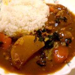 รูปของ 大根とひき肉の和風カレー☆