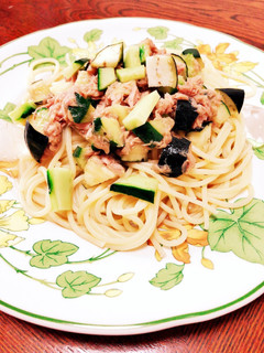 なすときゅうりの和風冷製パスタ-レシピのメイン写真