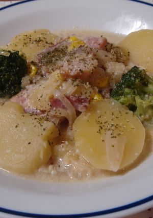 簡単☆ポテトとベーコンのミルク煮-レシピのメイン写真