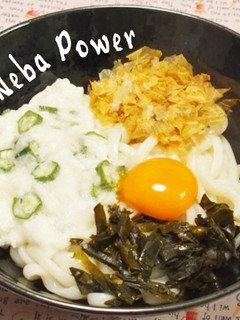 とろ玉めかぶぶっかけうどん-レシピのメイン写真