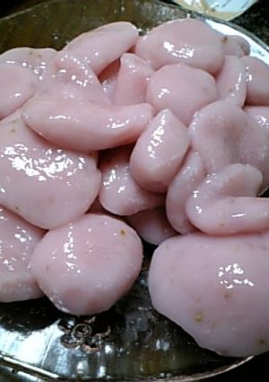 ♡ピンクの白玉♡ ☆ピンクの白玉☆ by RiiYANs 【クックパッド】 簡単おいしいみんなの