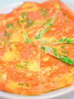 フライパンでほうれん草のスペインオムレツ-レシピのメイン写真