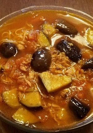 冷やしカレーそうめん-レシピのメイン写真