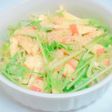 さっぱり♪りんごと水菜のごまドレサラダ