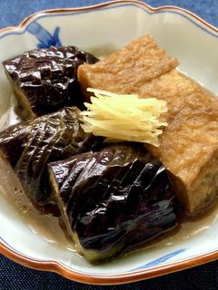 厚揚げと揚げ茄子のオランダ煮(煮物)-レシピのメイン写真