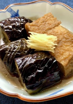 厚揚げと揚げ茄子のオランダ煮(煮物)-レシピのメイン写真
