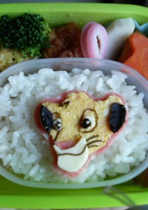 キャラ弁・シンバ弁当-レシピのメイン写真
