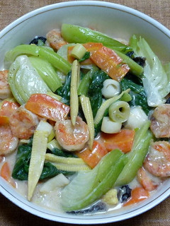 海老とチンゲン菜の中華風クリーム煮-レシピのメイン写真