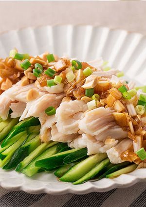 塩糀サラダチキンの中華香味だれ-レシピのメイン写真