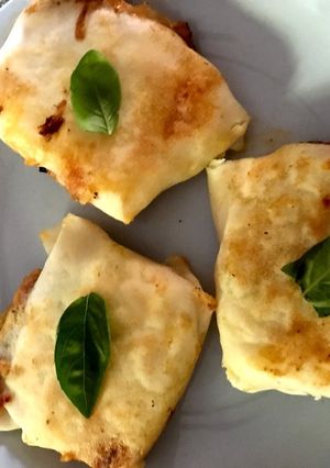 春巻きの皮で ブリトー(風)-レシピのメイン写真