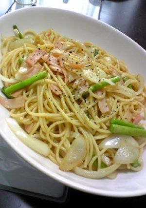 にんにくと醤油のあっさりパスタ-レシピのメイン写真